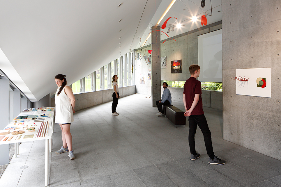 View of "ECAL x TAMABI in 21_21 DESIGN SIGHT Gallery 3" (Photo: Keizo Kioku) Organized by: ECAL/University of Art and Design Lausanne, Tama Art University, 21_21 DESIGN SIGHT